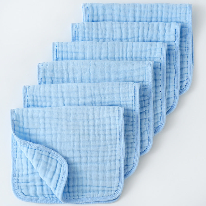 Muslin Burp Cloths, Cotton, Large 25x50cm, Extra Soft & Absorbent, 6-Pack Baby Burping Cloth For Boys & Girls 9 Color Options