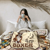 1 Pc Of Comfortable Fluffy Blanket For Dogs In Various Postures - Soft Sherpa Wool, Warm And Comfortable, Perfect For Home Decoration, Children's Blankets, Adult Cute Blankets, Sherpa Blankets, Wom