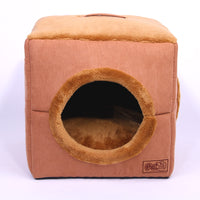 Round Hole Square Pet Dog Warm House