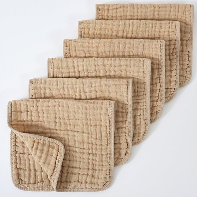 Muslin Burp Cloths, Cotton, Large 25x50cm, Extra Soft & Absorbent, 6-Pack Baby Burping Cloth For Boys & Girls  9 Color Options